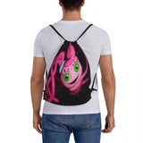 Mommy Long Legs Drawstring Backpack Girl Bag School Shoe Bag