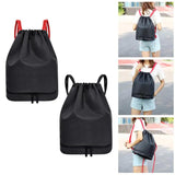 Drawstring Backpack Bags Waterproof Polyester Bag for Gym Travel