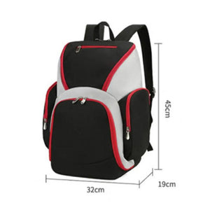 Large Capacity Basketball Backpack Gym Bag with Separate Ball Holder