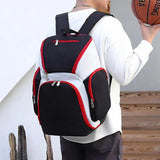 Large Capacity Basketball Backpack Gym Bag with Separate Ball Holder