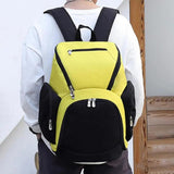 Large Capacity Basketball Backpack Gym Bag with Separate Ball Holder