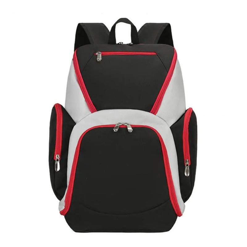 Large Capacity Basketball Backpack Gym Bag with Separate Ball Holder