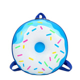 Kids Two-way Zipper Casual Backpack Baby Cartoon Round Nursery Bags