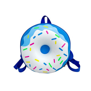 Kids Two-way Zipper Casual Backpack Baby Cartoon Round Nursery Bags