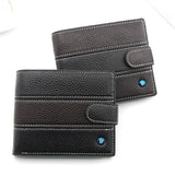 Men's PU Leather Wallets Short Portefeuille Homme