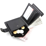 Men's PU Leather Wallets Short Portefeuille Homme