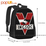 1984 Ingsoc Backpack Large Capacity Hot Foldable Shopping Bag
