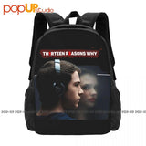 13 Reasons Why Thirteen Reasons Why Backpack Large Capacity Bookbag