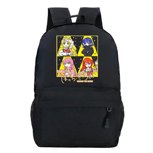 Bocchi The Rock Print Backpacks Teenager Comic Bag