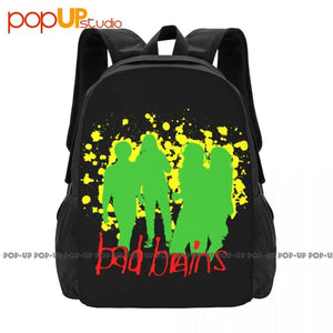 Bad Brains Quickness 89 Tour Band Backpack Large Capacity Storage Bag