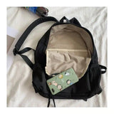 Solid Hiking Backpack Unisex Shoulder Backpack Casual