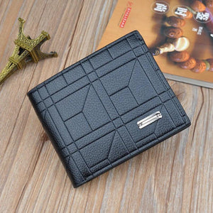 Men's Retro Student Wallets Horizontal Money Bag