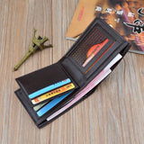 Men's Retro Student Wallets Horizontal Money Bag