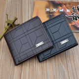 Men's Retro Student Wallets Horizontal Money Bag