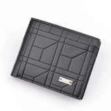 Men's Retro Student Wallets Horizontal Money Bag