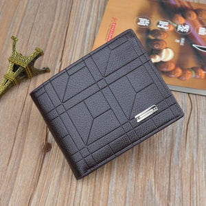 Men's Retro Student Wallets Horizontal Money Bag