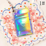 Hologram Laser Silver Clutch Handbag Purse Wallet Women's Mini Evening Bag
