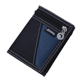 Canvas Bifold Wallet for Men Casual Money Bag