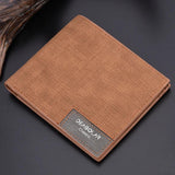 Minimalist Men's Short Wallet Retro Youth Ultra-thin Dollar Bill Wallet