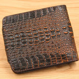 Men's Vintage Style Leather Short Wallet