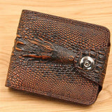 Men's Vintage Style Leather Short Wallet