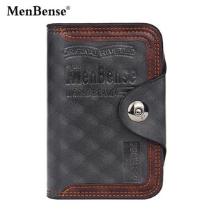 Men's Wallet Three Fold Natural Leather Purse