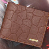 Men's Short Wallet PU Leather Multi-card Slot Bill Fold Slim