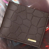 Men's Short Wallet PU Leather Multi-card Slot Bill Fold Slim