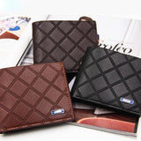 Men's Short Wallet Multi-card Slot Bill Fold Slim Credit Card/ID Hold