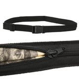 Nylon Belt Pouch Secret Security Zip Pocket Change Wallet