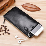 Youth Zipper Phone Bag Slim Waterproof Wallet