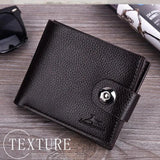 Men's Small Wallet with Photos and Card Holder