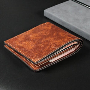 Men's Simulation Leather Wallet Large Capacity for Outdoor Activities