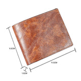 Men's Simulation Leather Wallet Large Capacity for Outdoor Activities
