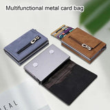 Men's Mini Faux Leather Purse for Shopping