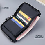 Short Casual Wallet Men PU Leather Small Zipper Coins Bag