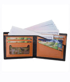 Men's Canvas Pattern Youth Wallet Thin Anti-theft Casual Wallet