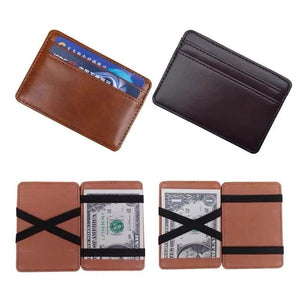 High Leather Magic Wallets Ultra Thin Mini Wallet Men's Small Wallet