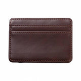 High Leather Magic Wallets Ultra Thin Mini Wallet Men's Small Wallet