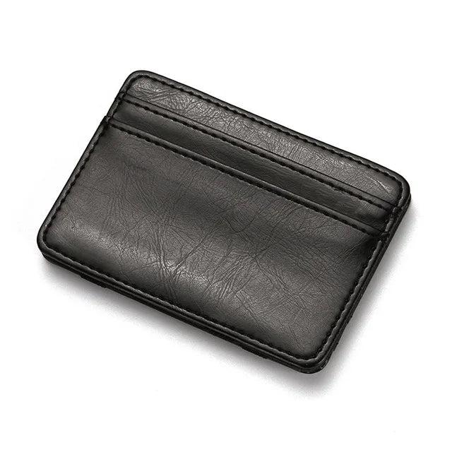 High Leather Magic Wallets Ultra Thin Mini Wallet Men's Small Wallet