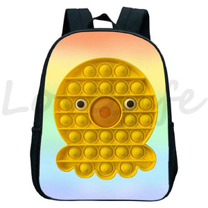 Kindergarten Daypack 3D Pattern Rucksack Kids Bagpack Girls Boys School Bags