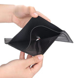 Woven Pattern Leather Men's Short Wallet Zipper Purse for Men