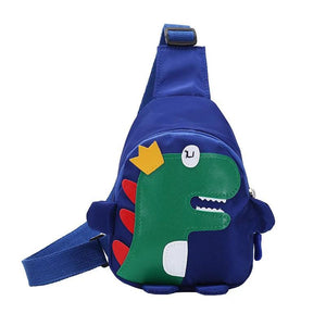 Kids Inclined Shoulder Bag Cartoon Print Anime Backpack