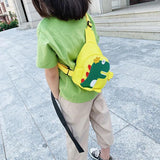 Kids Inclined Shoulder Bag Cartoon Print Anime Backpack