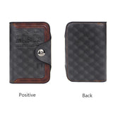 Men Wallet Leather Clutch Bag Magnetic Snap Compartment Purse