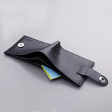 Men PU Wallets Short Zipper Card Holder Money Purses