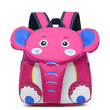 Cartoon Elephant Shoulder Bag Kindergarten Schoolbag Backpack For Kids