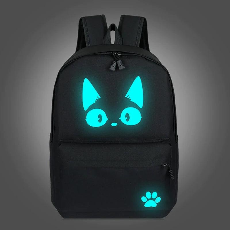 Kiki's Glow in the Dark School Backpack Student Bag