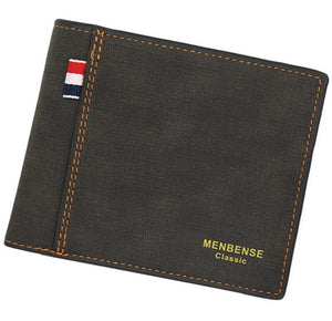 Retro Business Wallet Men's Short Wallet
