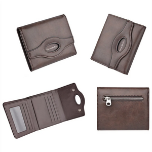 Men's Short Wallet Multi-card PU Waterproof Wallet